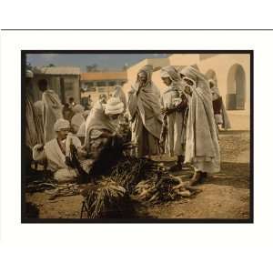  Market Biskra Algeria, c. 1890s, (M) Library Image