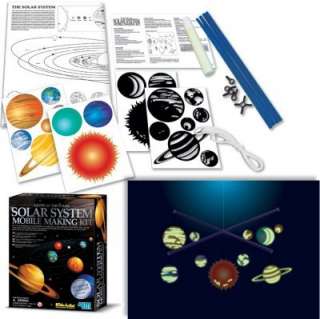New Glow In The Dark Solar System Mobile Kit Ages 8+  