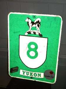   Route Highway 8 Graphic Husky Motor Oil Shield SIGN Original  