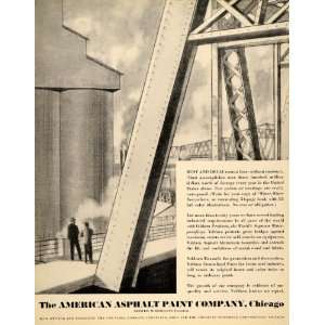  1934 Ad American Asphalt Paint Valdura Enamel Sealdrock 