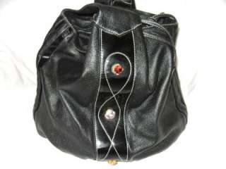 You are looking at gorgeous Bemi black leather with black glossy 
