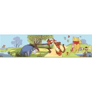  Roommate RMK1497BCS Pooh and Friends Peel and Stick Border 