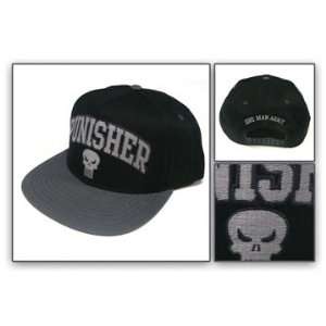  Baseball Cap   Punisher   Skull Logo Gray/Black 