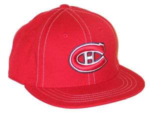 MONTREAL CANADIENS THREAT FLAT FITTED HAT/CAP 7 5/8 NEW  