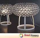 New Modern Contemporary Caboche Acrylic Ball Table Desk Lamp Light 