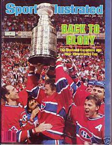 Sports Illustrated 1986 Stanley Cup Montreal Canadiens  