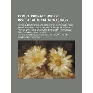 Compassionate use of investigational new drugs is the current process 