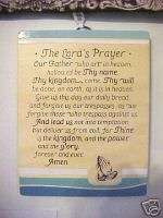 Plaque  The Lords Prayer  