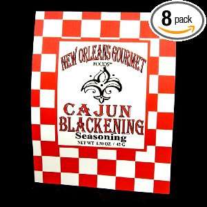 New Orleans Gourmet Foods Blackening Seasoning, 1.5 Ounce Bags (Pack 
