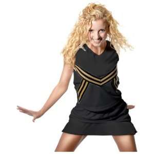   Cheerleaders Uniform Skirts BK   BLACK GIRL s   L