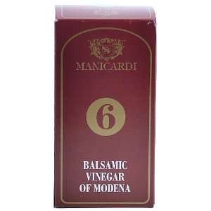 Manicardi Balsamic Vinegar #6   8.45 oz Grocery & Gourmet Food