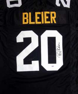   BLEIER AUTOGRAPHED SIGNED PITTSBURGH STEELERS JERSEY PSA/DNA  