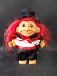 Russ Magician Troll Doll with Red Hair  