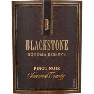  Blackstone Sonoma Reserve Pinot Noir 2009 Grocery 