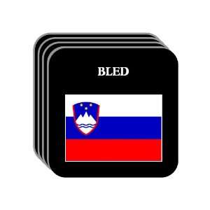  Slovenia   BLED Set of 4 Mini Mousepad Coasters 