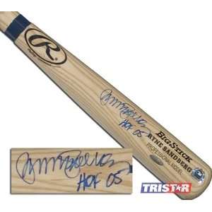 Ryne Sandberg Autographed Baseball Bat   TRISTAR Name Model Inscribed 