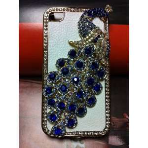   Bling Crystal Case Handmade Peacock for Apple Iphone 4 and 4s [Limited