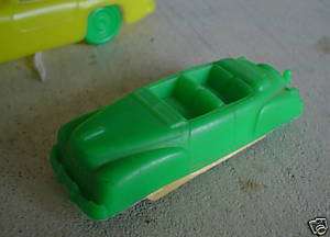 Vintage Plastic Manoil Green Car LOOK  