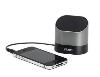 iHome iHM63 grayr Portable Speaker for iPod iPhone   