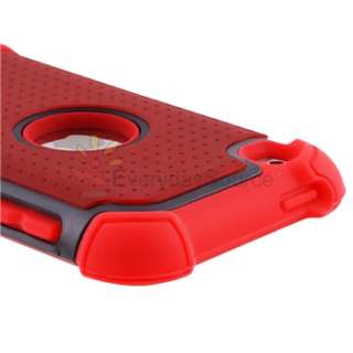Defender Case For iPod Touch 4 4G 4th Gen Red thinner than OtterBox 