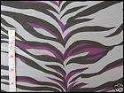 Gray/Purple Knit Fabric w/ZEBRA PrintDiY PuN​K 80s