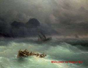 The Shipwreck, 1873 Ivan Aivazovsky Repro oil painting  