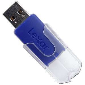  Lexar JumpDrive FireFly 1GB USB 2.0 Flash Drive (Blue 
