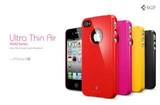   Ultra Thin Air Vivid Series [Reventon Yellow] Case for Apple iPhone 4S