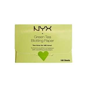 NYX Blemish Control Blotting Paper 100 Ct Green Tea (Quantity of 5)