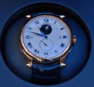 DEBETHUNE DB15RT WATCH ROSE GOLD PREOWNED, 2 STRAPS, SOLID GOLD PUSHER 