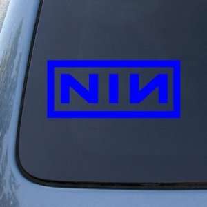   NAILS NIN   Vinyl Decal Sticker #A1363  Vinyl Color Blue Automotive