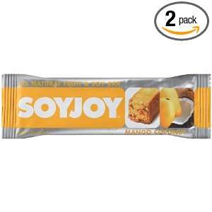  Soyjoy Mango Coconut Bar, 7 count box (Pack of 2) Health 
