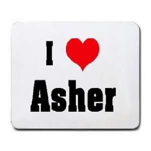 I Love/Heart Asher Mousepad
