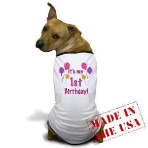  1st Birthday Baby Dog T Shirt by 
