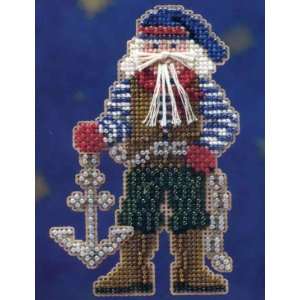  Boatswain Santa (beaded kit) Arts, Crafts & Sewing