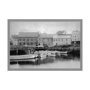  Higgins and Gifford Boatyard 20x30 poster