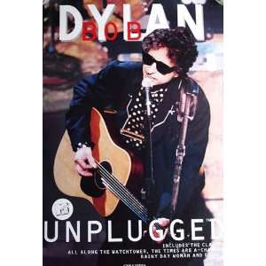  Bob Dylan Unplugged CD Original MTV PROMO poster