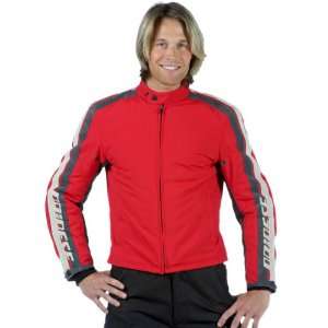  DAINESE LUCKY TESSUTO RED/GRAY TEXTILE JACKET 52 