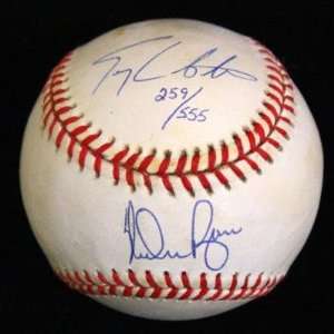  Autographed Nolan Ryan Baseball   & Terry Labonte Oal Psa 