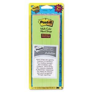  Post it® Super Sticky Multi Color Word Strips PAD,WORD STRIPS 