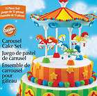 Wilton CAROUSEL CAKE TOPPER SET Carnival Birthday Party