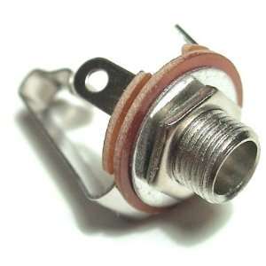  TWO TERMINAL 1/4 (6.3MM) CHASSIS JACK Electronics