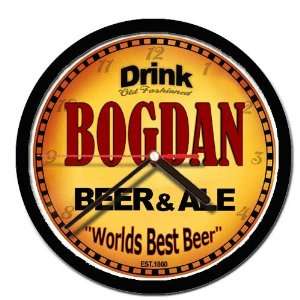  BOGDAN beer and ale cerveza wall clock 