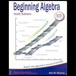 Beginning Algebra 6TH Edition, Man M. Sharma (9781888469929 