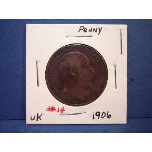  1906 penny UK Victoria 