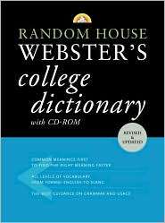 Random House Websters College Dictionary with CD ROM, (0375426000 