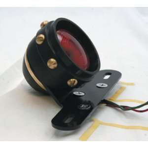  Custom Black Brass Bolted Taillight   Frontiercycle (Free 