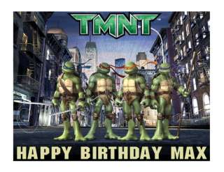 TMNT Teenage Mutant Ninja Turtles frosting cake topper  