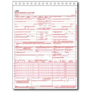   CMS 1500 / Hcfa 1500 Medical Billing Forms (500 Sheets) Office