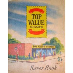  Vintage Antique Saver Book for Top Value Stamps (Ephemera 